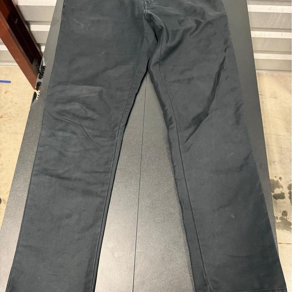 Calvin-klein Men's Black and Grey Trousers